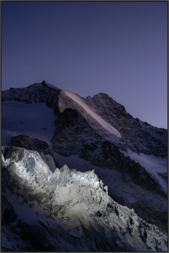 Main image La blessure du blanc, glacier de Moiry, 2025